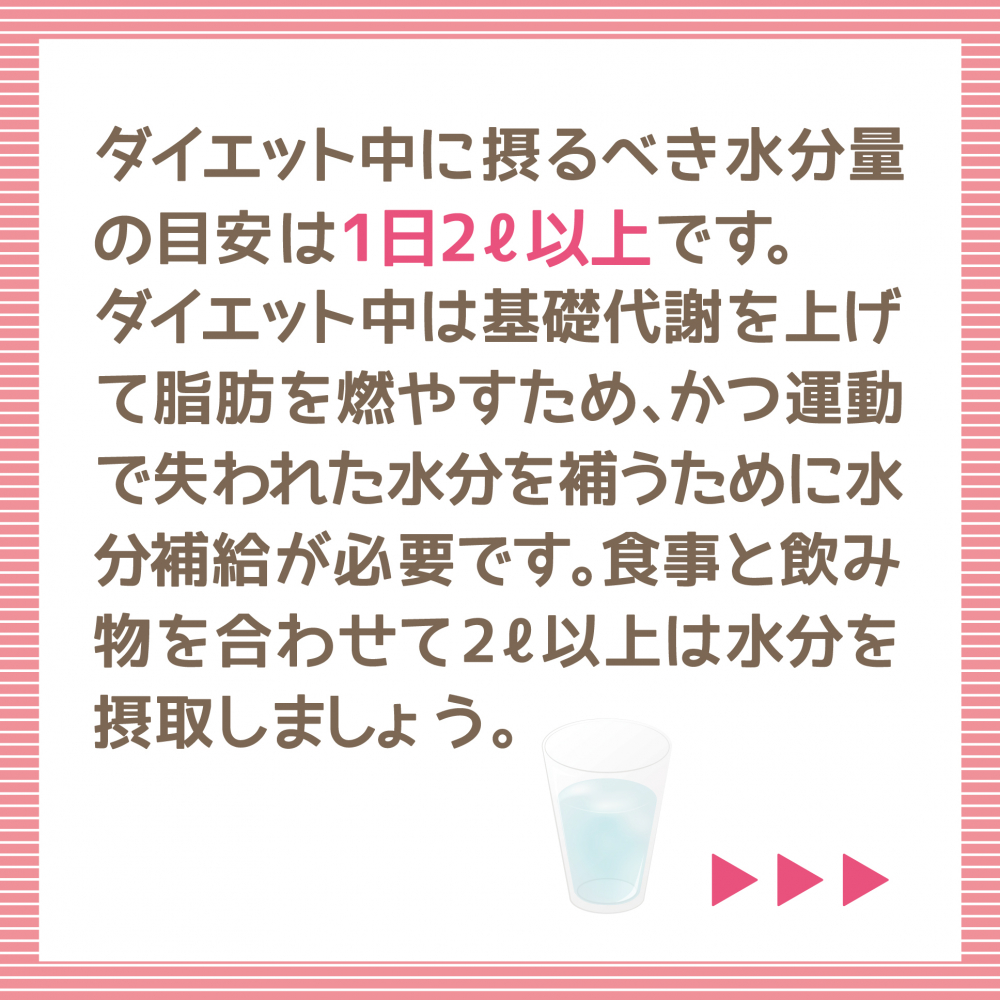 水はどのくらい飲めば痩せるの？