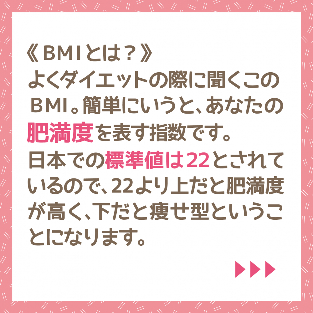 自分のBMIを知ろう！